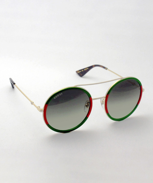 サングラス 「GUCCI/グッチ」ラウンド サングラス GG0061S 003 レディース メンズの画像
