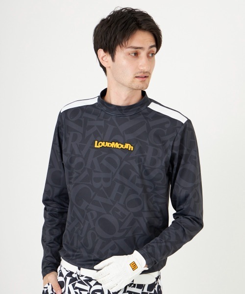 シャツ 「Loudmouth:ラウドマウス」モックネックシャツ