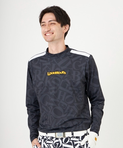 ラウドマウス　モックネックTシャツ シャツ 「Loudmouth:ラウドマウス」モックネックシャツ
