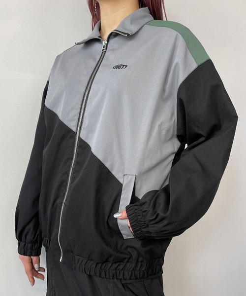 179/WG ジャージ クレイジー切替トラックジャケット レディース