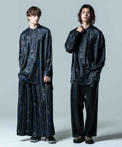 glamb（グラム） ワイドパンツ パンツ Evening Flower Pleats Pants