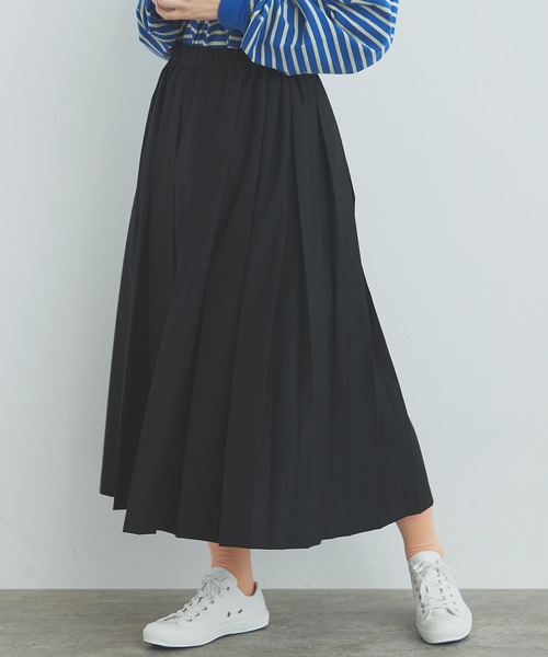 bulle de savon スカート T/R 太プリーツスカート : ZOZOTOWN