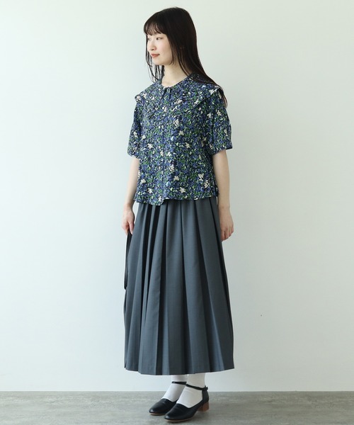 bulle de savon スカート T/R 太プリーツスカート : ZOZOTOWN