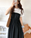 ワンピース 夏 半袖 夏に大活躍!さらっと着て...の詳細画像2