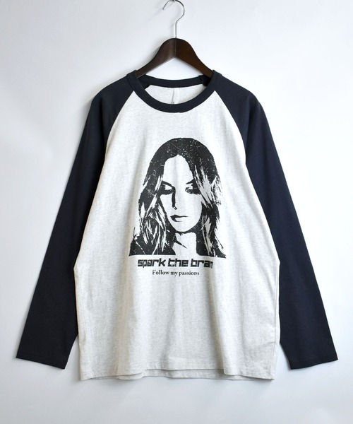 ☆ ケムリ KMRII Flower プリント ロングスリーブ/長袖 Tシャツ ☆ ケムリ KMRII Flower プリント ロングスリーブ/長袖 Tシャツ