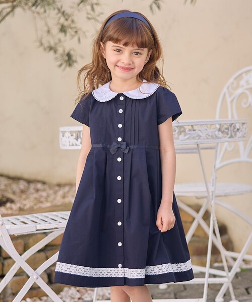 ANY（エニィ） ワンピース 襟付き 半袖 ワンピース キッズ 子供服
