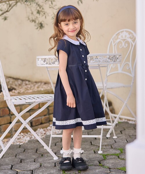 ANY（エニィ） ワンピース 襟付き 半袖 ワンピース キッズ 子供服