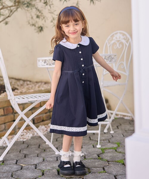 ANY（エニィ） ワンピース 襟付き 半袖 ワンピース キッズ 子供服