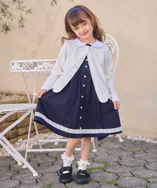 ANY（エニィ） ワンピース 襟付き 半袖 ワンピース キッズ 子供服