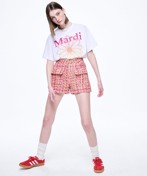 Mardi Mercredi tシャツ TSHIRT FLOWERMARDI GRADATION