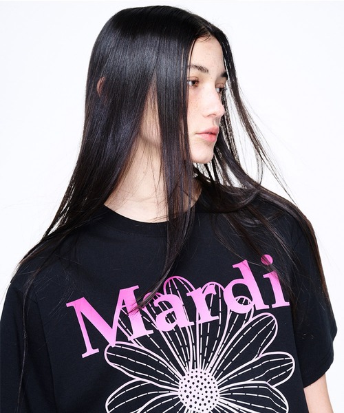 完売TシャツTSHIRT FLOWERMARDI GRADATION Mardi Mercredi（マルディメクルディ） tシャツ TSHIRT FLOWERMARDI