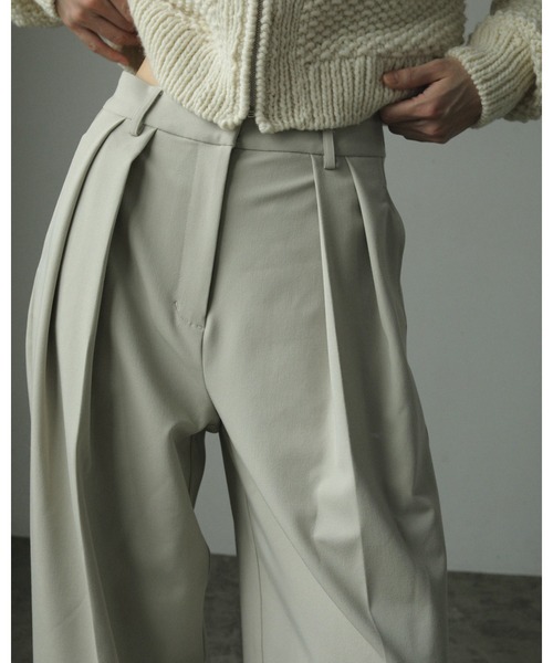 anuke スラックス パンツ Strech Twill Pants レディース