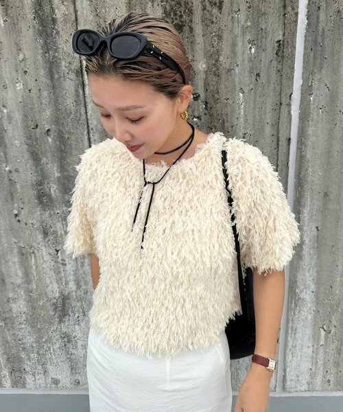HEILIS（ヘイリス） tシャツ 半袖 「hideka select」フェザープル