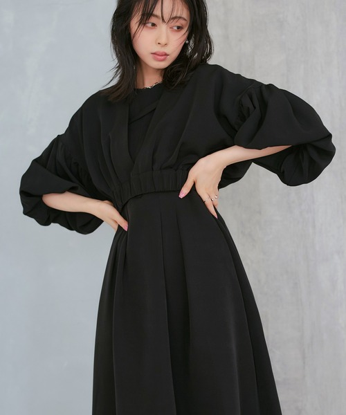 RUIRUE BOUTIQUE ワンピース ストレッチ マルチWAY ｜ ショート
