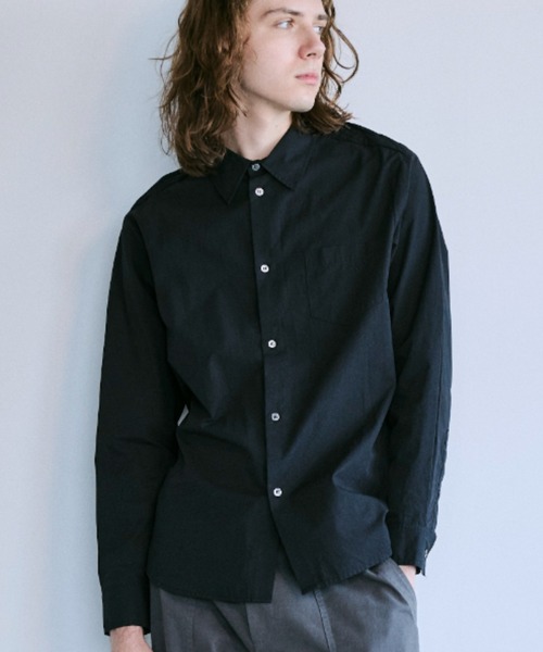 OPULENCE シャツ Essential Calm ブラックシャツ メンズ レディース