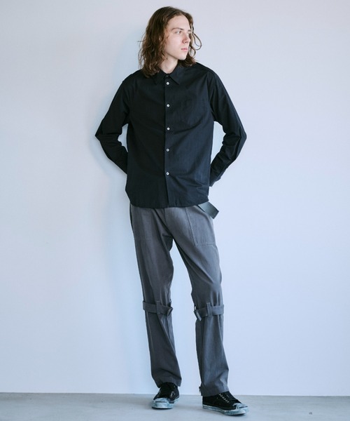 OPULENCE シャツ Essential Calm ブラックシャツ メンズ レディース 