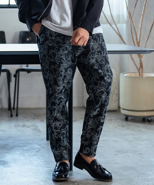 cvtvlist 新品ジャガードパンツ　サイズ1 ペイズリー MAISON SPECIAL（メゾンスペシャル）の「《UNISEX》Paisley