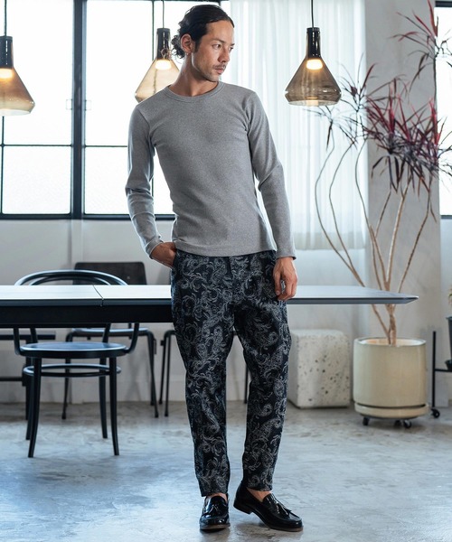 CAMBIO ジーンズ mp12687-Paisley Jacquard Denim Pants