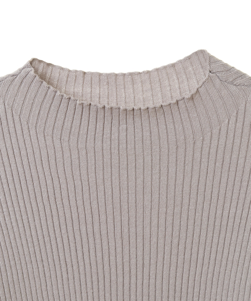 MELROSE claire ニット セーター 「微光沢のレーヨン