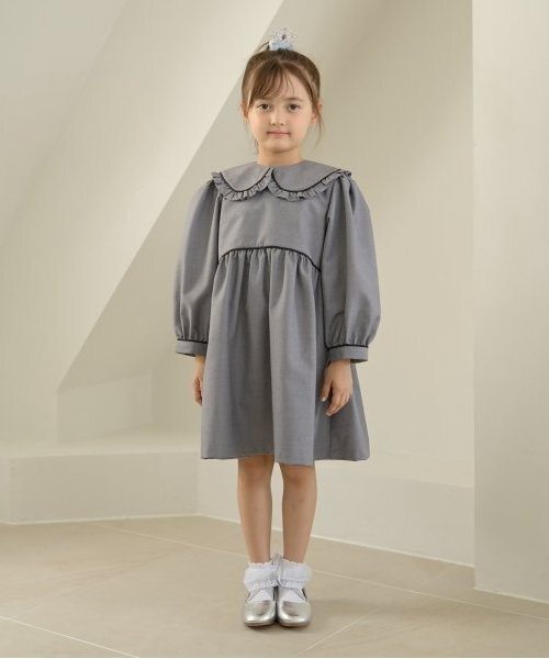 ワンピース 「オケージョン」外せる衿付きワンピース キッズ 子供服