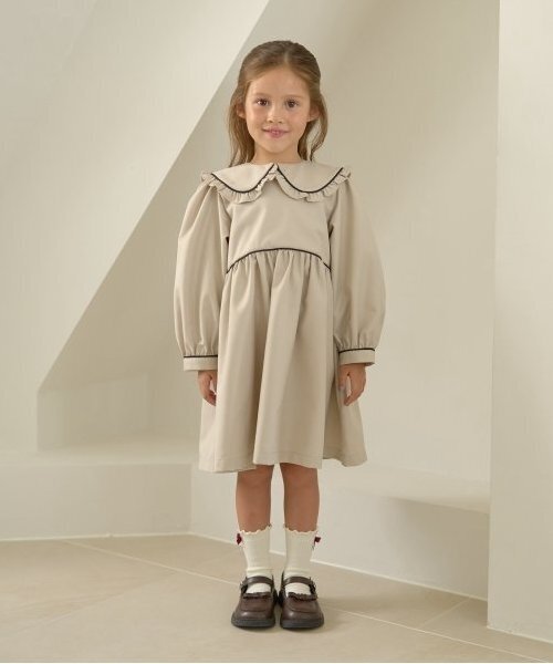 ワンピース 「オケージョン」外せる衿付きワンピース キッズ 子供服