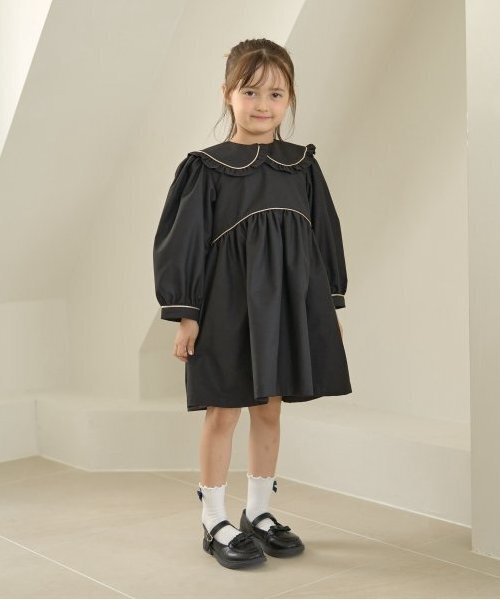 ワンピース 「オケージョン」外せる衿付きワンピース キッズ 子供服