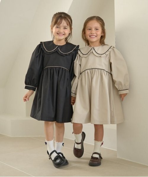ワンピース 「オケージョン」外せる衿付きワンピース キッズ 子供服