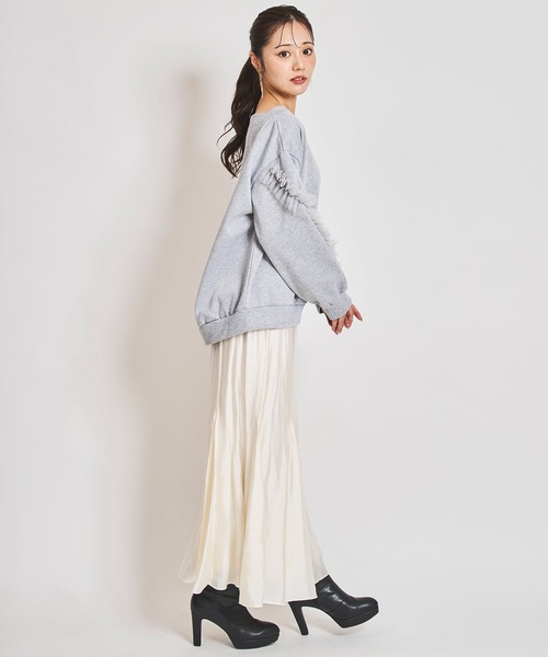 31 Sons de mode トレーナー スウェット フリルチュールライン