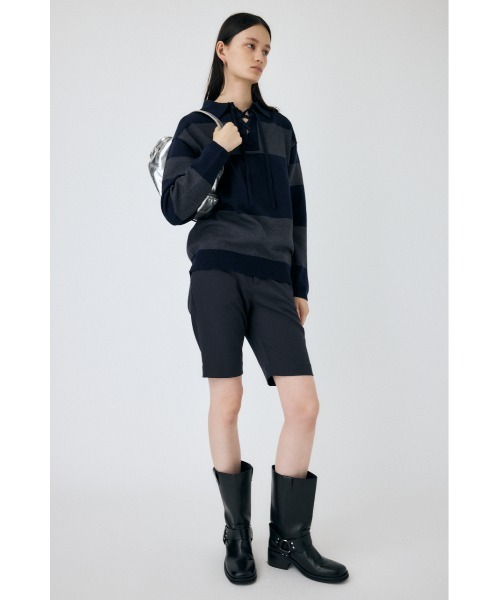 ニット セーター RUGGER KNIT トップス レディース MOUSSY（マウジー）の「RUGGER KNIT トップス（ニット/セーター