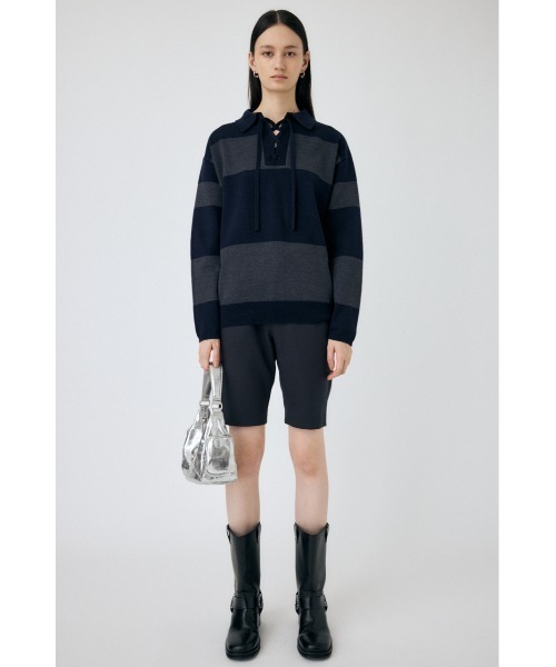 ニット セーター RUGGER KNIT トップス レディース MOUSSY ニット セーター RUGGER KNIT トップス レディース