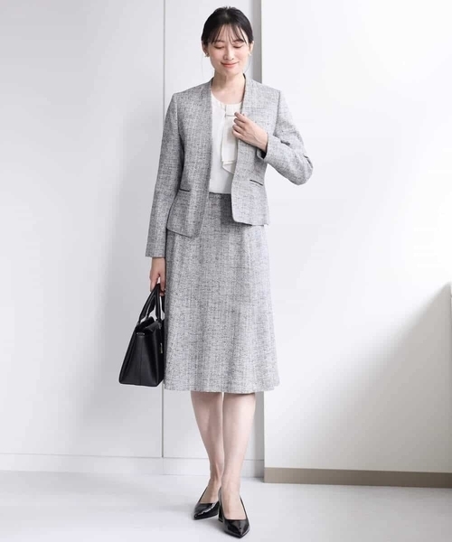 MK MICHEL KLEIN（エムケー ミッシェルクラン） ジャケット ノーカラー