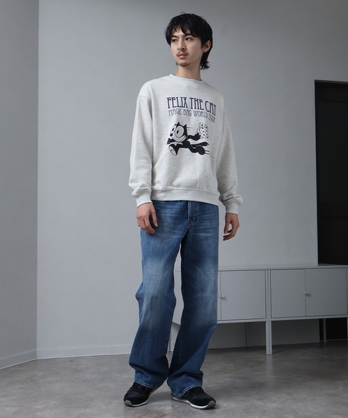 FELIX フェリックス　アメカジ　スウェット　トレーナー　古着　ストリート FELIX フェリックス アメカジ スウェット トレーナー 古着