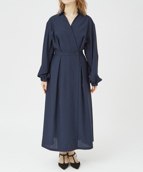 Rouje リゾートワンピ ルージュパリ ラップドレス カシュクール 女子力 Rouge vif（ルージュ ヴィフ） ワンピース カシュクールワンピース