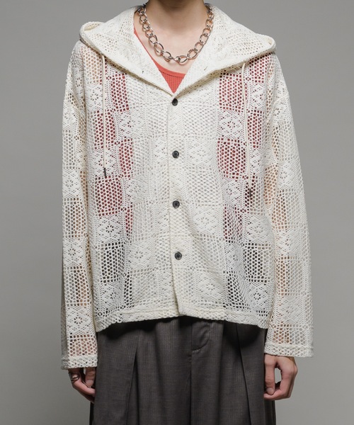 【Casper John】 Lace parka/レースパーカー セール】Lace parka/レースパーカー（パーカー）｜Casper John