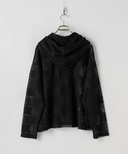 【Casper John】 Lace parka/レースパーカー Casper John パーカー Lace parka/レースパーカー メンズ