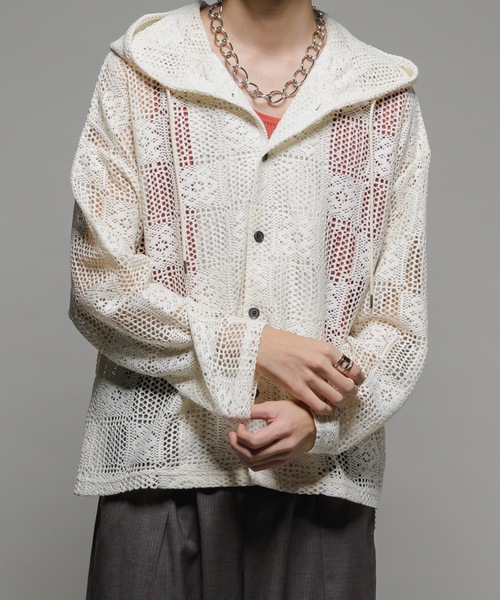 【Casper John】 Lace parka/レースパーカー セール】Lace parka/レースパーカー（パーカー）｜Casper John