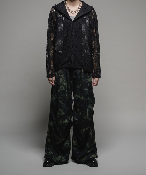 【Casper John】 Lace parka/レースパーカー Casper John パーカー Lace parka/レースパーカー メンズ