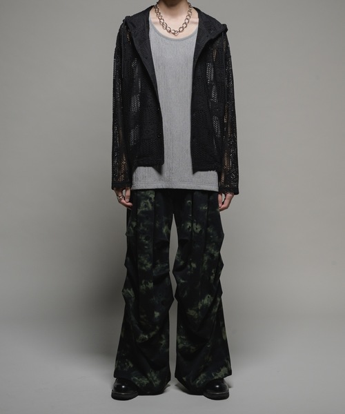 Casper John パーカー Lace parka/レースパーカー メンズ
