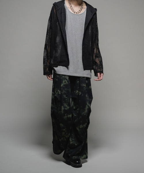 【Casper John】 Lace parka/レースパーカー Casper John パーカー Lace parka/レースパーカー メンズ