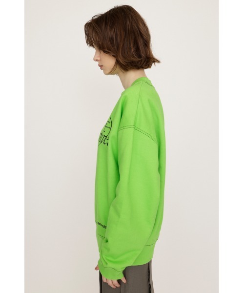 トレーナー スウェット FRONT PRINT SW TOPS　フロント プリント スウェット トップス レディース SLY トレーナー スウェット FRONT PRINT SW TOPS フロント