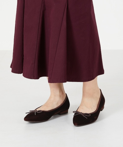 「NICAL」 フラットパンプス 38 ブラウン レディース_画像8