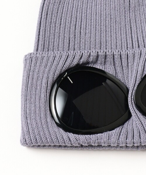 C.P. COMPANY ニット帽 サングラス付き TG. UNI C.P. COMPANY ニット帽 ニットキャップ Company / COTTON GOGGLE