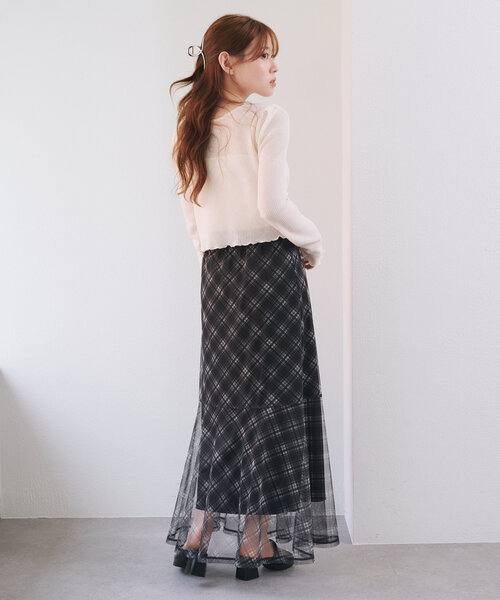 Kastane スカート チェックシアースカート : ZOZOTOWN Yahoo!店