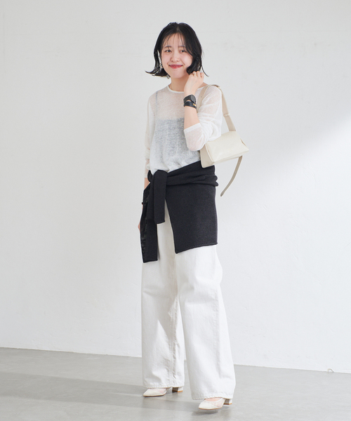【美品】Le Talon 太ヒール ポインテッドトゥ ネットパンプス 24.0 LE TALON パンプス 「追加2」4.5cmポインテッドネットパンプス