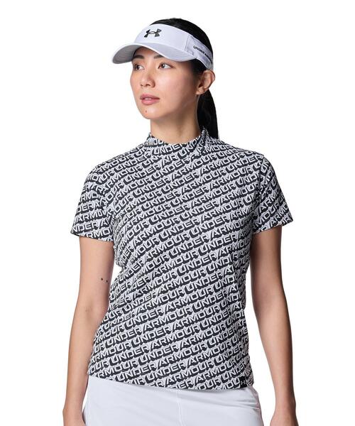 UNDER ARMOUR - スポーツシャツ ポロ UAアーマードライ スラッシュ ロゴタイプ 遊撃手衣手 モックネック プルオーバー（ゴルフ/レディース） レディース