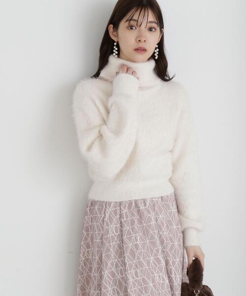 「PROPORTION BODY DRESSING」 タートルネックニット FREE ブルー レディース_画像7