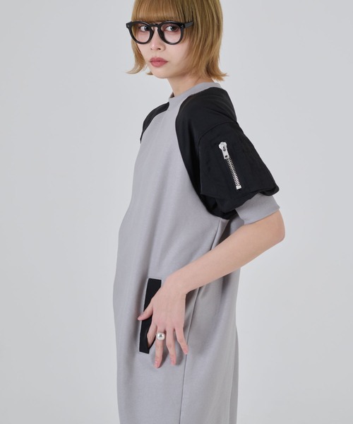 ワンピース　12体 THEODORIC.dy ワンピース MA-1切替ワンピース / MA-1 Wind