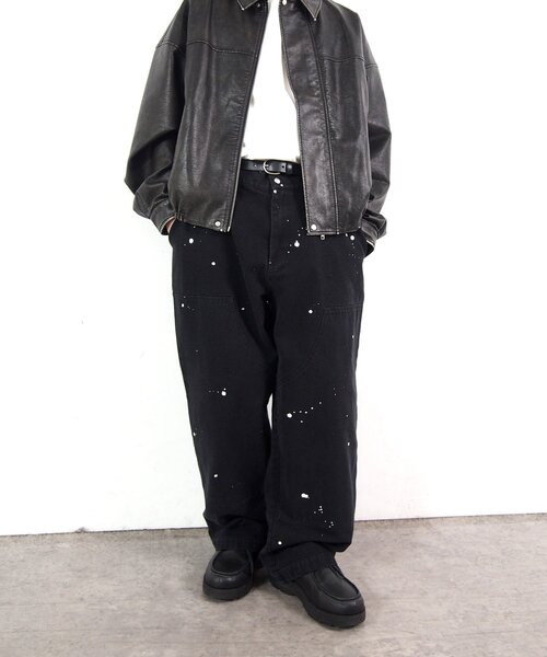 OUAT/スタッズ/ダブルニー/ボトム/2/BLK/0008014PT 楽天市場】【中古】OUAT WORK TROUSERS スタッズ・ダブルニー