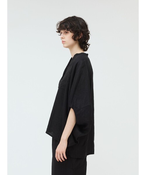 ブラウス シャツ mizuiro ind ドローストリングシャツ レディース mizuiroind ブラウス シャツ mizuiro ind ドローストリング