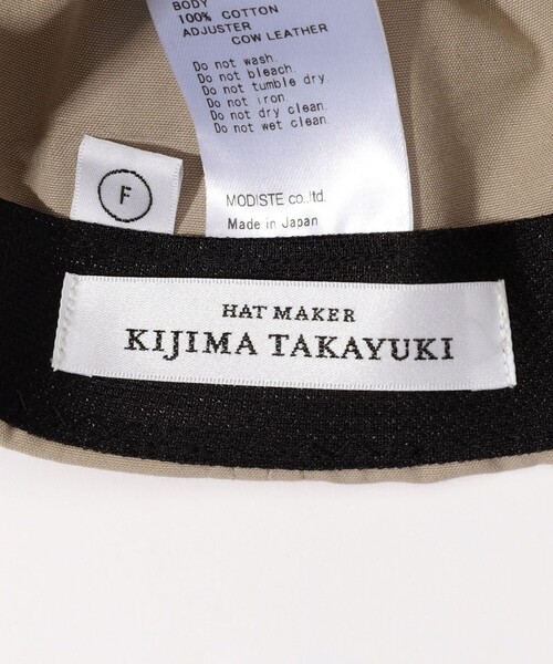 KIJIMA TAKAYUKI（キジマタカユキ） キャップ 帽子 KIJIMA TAKAYUKI